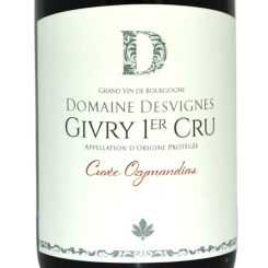 Burgundy Domaine Desvignes Givry Premier Cru Ozymandias 2023